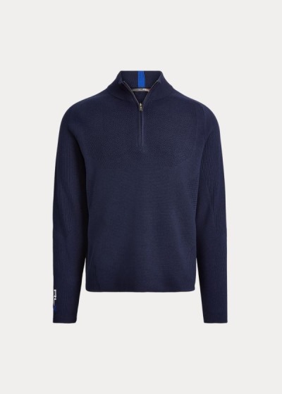 Sueter Ralph Lauren Hombre Azul Marino - Performance Wool-Blend - UNAMP8356